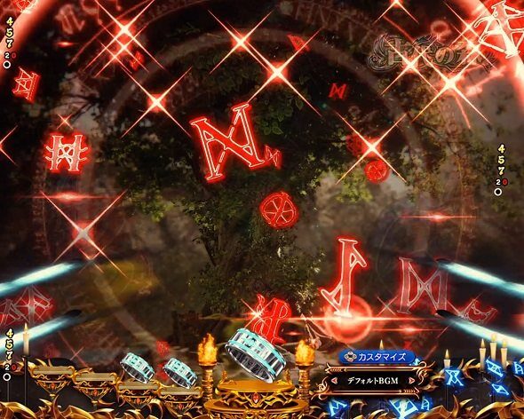 eフィーバーBASTARD!! ‐暗黒の破壊神‐ 背景文字先読み予告