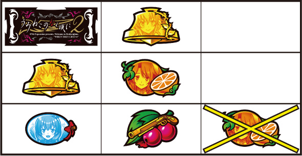 Lパチスロうみねこのなく頃に2 通常時の打ち方(中押し/白7狙い)