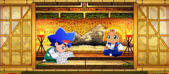 クレアの秘宝伝 ～はじまりの扉と太陽の石～ボーナストリガーver. クレアの秘宝伝お馴染みのチャンス演出やパターンで楽しめる
