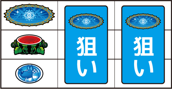 クレアの秘宝伝 ～はじまりの扉と太陽の石～ボーナストリガーver. ▼左リール上段にピラミッド図柄停止時