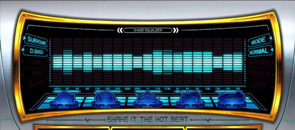 SHAKE BONUS TRIGGER 【ウェーブ演出】