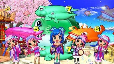 Pスーパー海物語 IN 沖縄5 桜ver. 満開319 【ミニキャラステップアップ予告】