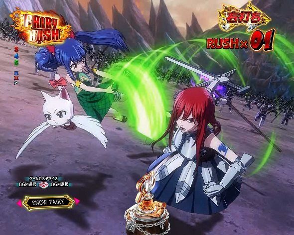 P FAIRY TAIL これが七炎竜の力だ キャラが繰り出す技と一発告知ボタンの色で期待度が変化