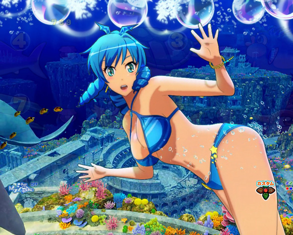 P大海物語5スペシャル 泡前兆予告