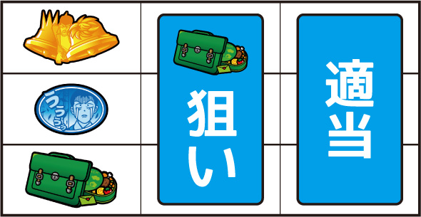 今日から俺は!! パチスロ編 ▼左リール下段にスイカ停止時