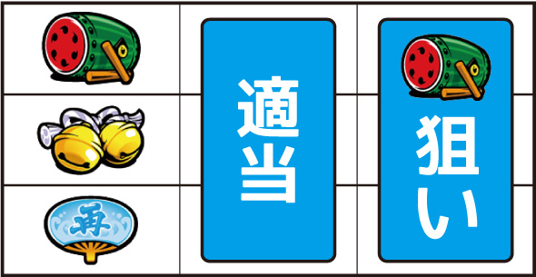 スマート沖スロ 超華祭 ▼左リール上段にスイカ停止時