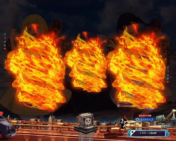 eフィーバー炎炎ノ消防隊2 シンラver. 図柄炎SU予告