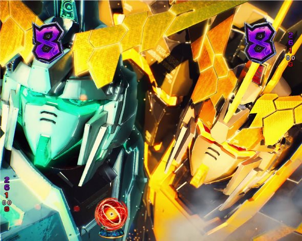 Pフィーバー機動戦士ガンダムユニコーン 再来-白き一角獣と黒き獅子- 4大キーポイント演出