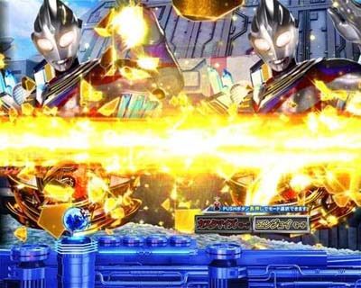 ぱちんこ ウルトラマンティガ 1500&times;84 【リーチライン予告】