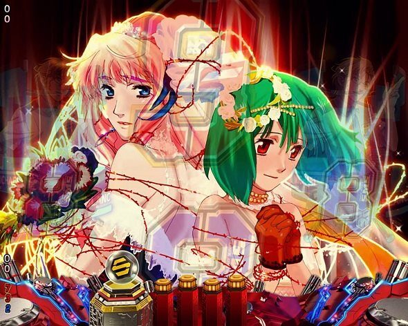 Pフィーバーマクロスフロンティア5 リーチ後ボタン予告