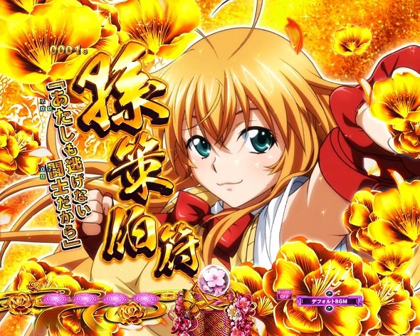 e真・一騎当千～軍神覚醒～319大入りver.｜ボーダー｜ハズセ