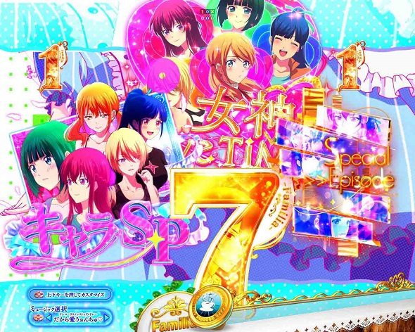 e女神のカフェテラス（スマパチ/パチンコ）｜解析情報・ボーダー