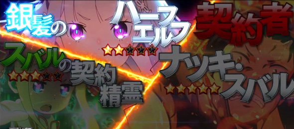 スロット Re:ゼロから始める異世界生活 season2 特徴