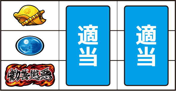 真打 吉宗 ▼左リール下段にBAR停止時