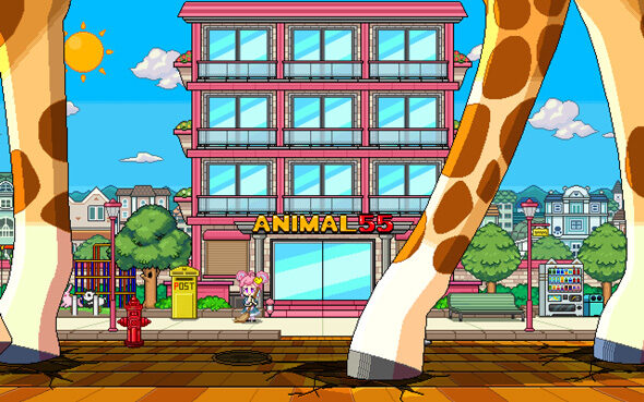 アニマルスロットドッチ 第3停止をネジって鼻提灯が割れたらBIG濃厚