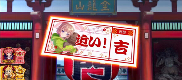 スロット ワールドダイスター おみくじ演出/ガチャ演出について