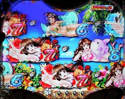 キュインぱちんこ P南国育ち デカパトVer. 甘デジ 【枠外プレミアムリーチ】