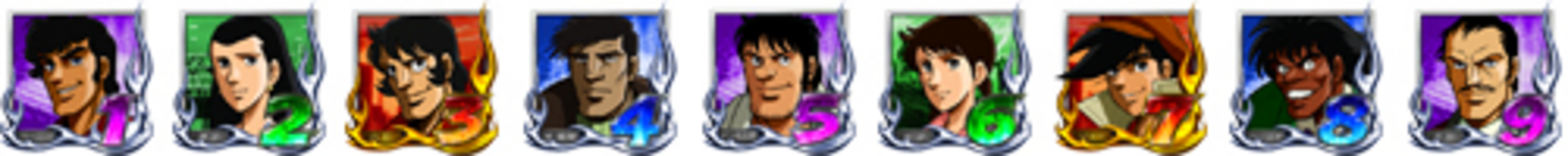 CRびっくりぱちんこあしたのジョー MAX EDITION 【確変図柄】 1.2.3.4.5.6.7.8.9