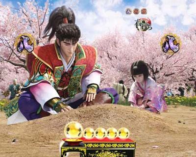 PA真・花の慶次2~漆黒の衝撃 99ver. 真傾奇RUSH中のリーチ演出