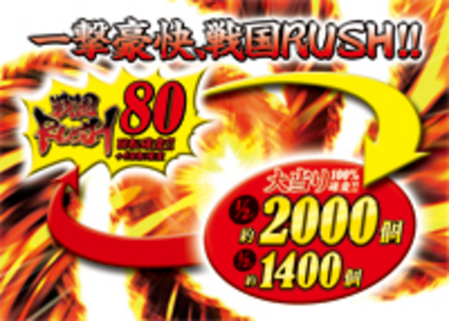 CRびっくりぱちんこ 戦国無双 MAX EDITION 戦国RUSH