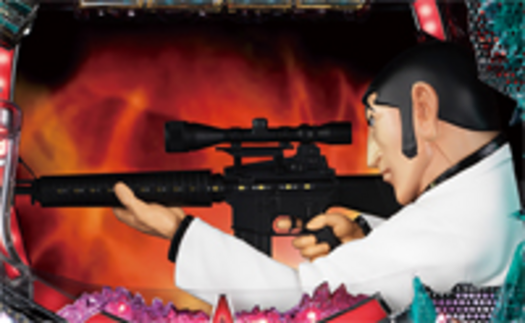 CRAゴルゴ13 BACK IN THE BATTLE FIELD 9AX ゴルゴフィギュア役物演出