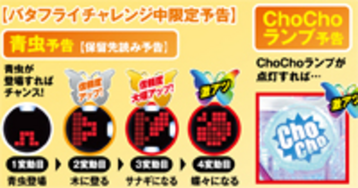 CR常夏蝶々 VTIII バタフライチャレンジ中限定予告