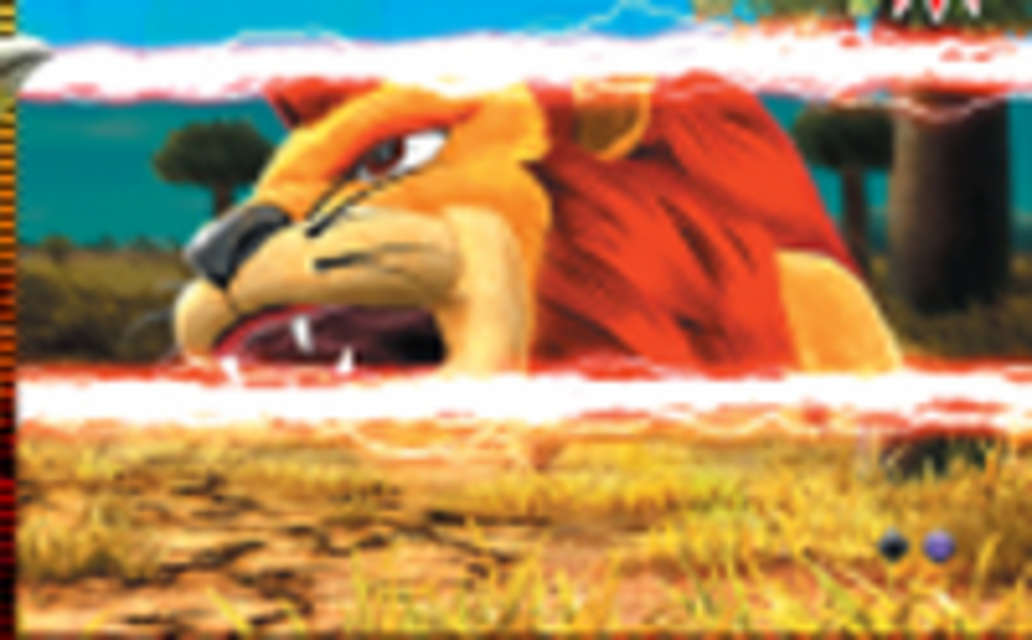 ぱちんこCR獣王HVJD 猛獣カットイン