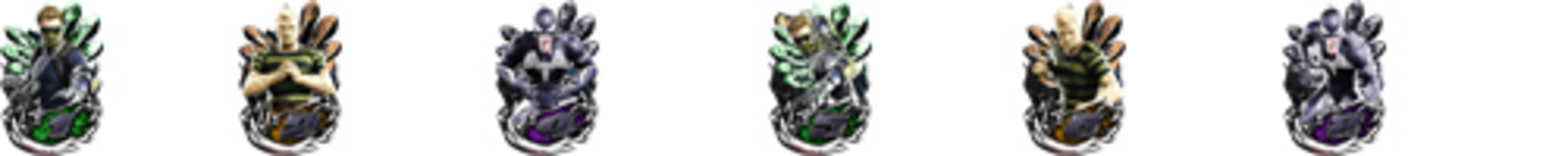 CRブラックスパイダーマン 黒宝 【通常図柄】 1.2.4.5.6.8