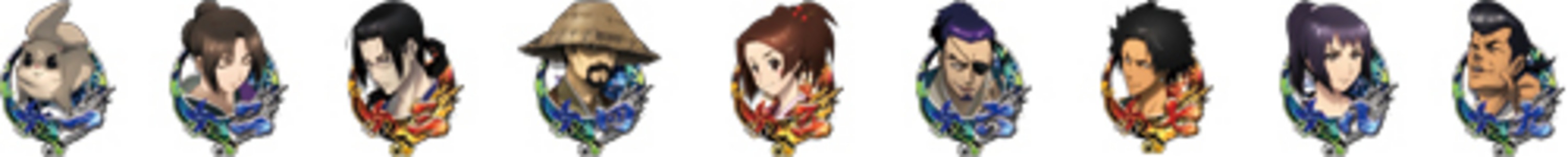 CRサムライチャンプルー2フウVer. 【確変図柄】 1.2.3.4.5.6.7.8.9
