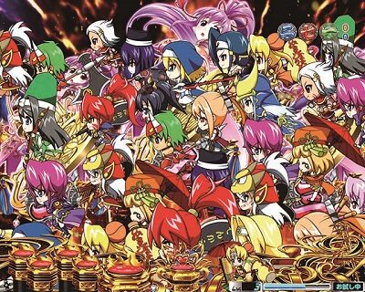 P戦国乙女6～暁の関ヶ原～甘デジ 【群予告】