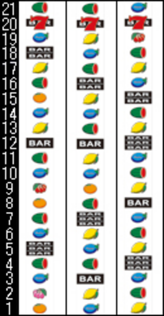 エニィバー リール配列