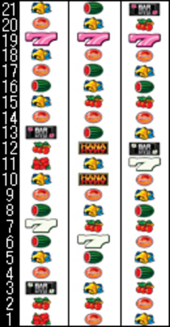 スペシャルハナハナII-30 リール配列