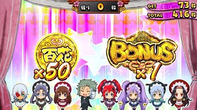 パチスロ 百花繚乱 サムライガールズ メインボーナス概要