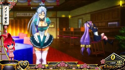 パチスロ 百花繚乱 サムライガールズ 基本ステージ