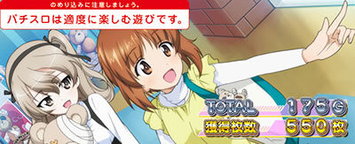 パチスロ ガールズ＆パンツァー 劇場版 偶数設定示唆