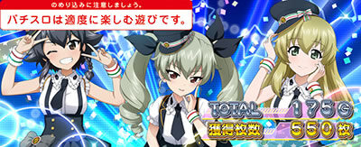 パチスロ ガールズ＆パンツァー 劇場版 高設定示唆