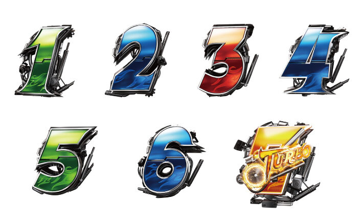 ぱちんこ 仮面ライダー GO-ON LIGHT 大当たり図柄