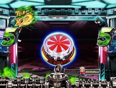 Pぱちんこ仮面ライダー 轟音 【リーチ後ボタン】