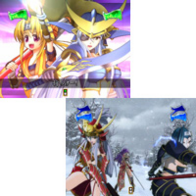 CR戦国乙女2M9AX 2人協力リーチ