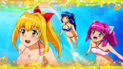 Pスーパー海物語 IN 沖縄5 奥から指してくる光の色に注目
