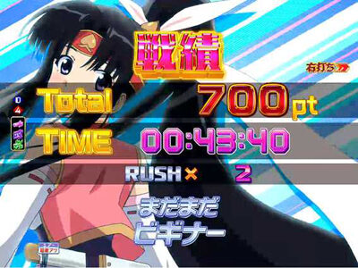 Pモモキュンソード閃撃GCA 桃子勝利で大当り濃厚