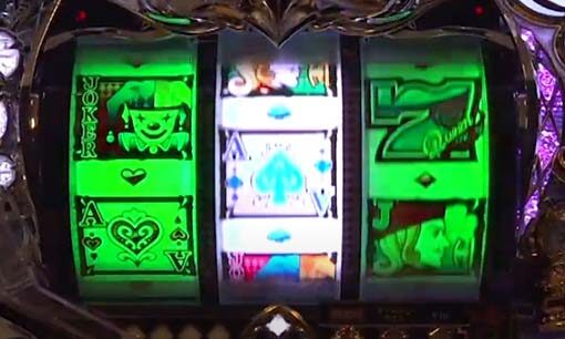 PフィーバークィーンRUSH 【バックランプ前兆予告】