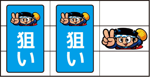 新ハナビ ▼右リール中段にドン停止時