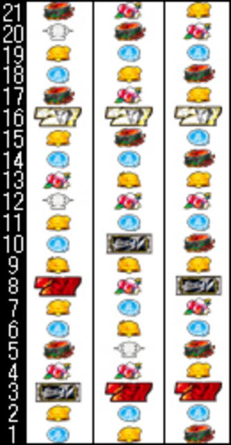 ストリートファイターIV リール配列