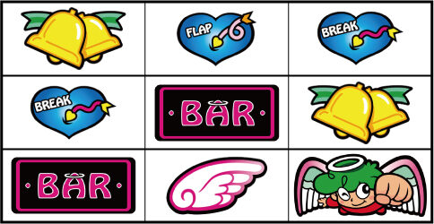 CCエンジェル [黒BAR・チェリー・黒BAR]付近のリーチ目