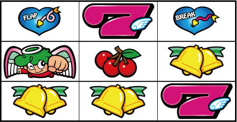 CCエンジェル 左リール天使付近のリーチ目