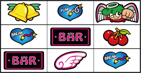 CCエンジェル [黒BAR・チェリー・黒BAR]付近のリーチ目