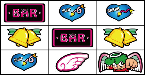 CCエンジェル [黒BAR・チェリー・黒BAR]付近のリーチ目