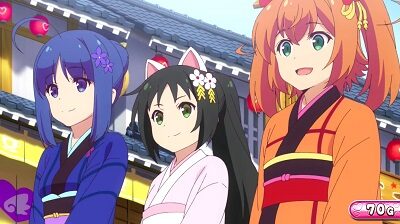 パチスロツインエンジェル PARTY 通常時のステージ