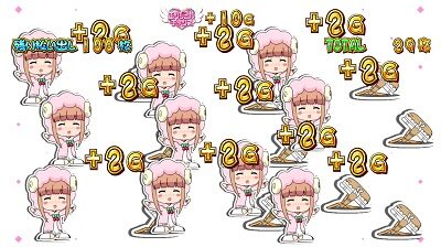 パチスロツインエンジェル PARTY 好きなタイミングで削れるスクラッチで告知が行われる